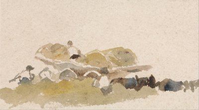 Caricamento di un carro di fieno da Peter de Wint